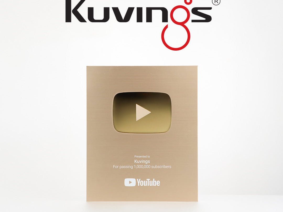 Kuvings Receives YouTube Gold Play Button for Surpassing 1 Million Subscribers