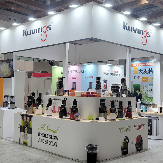 Premium home appliance brand Kuvings showcased its diverse product lines at Health & Wellness Japan 2022