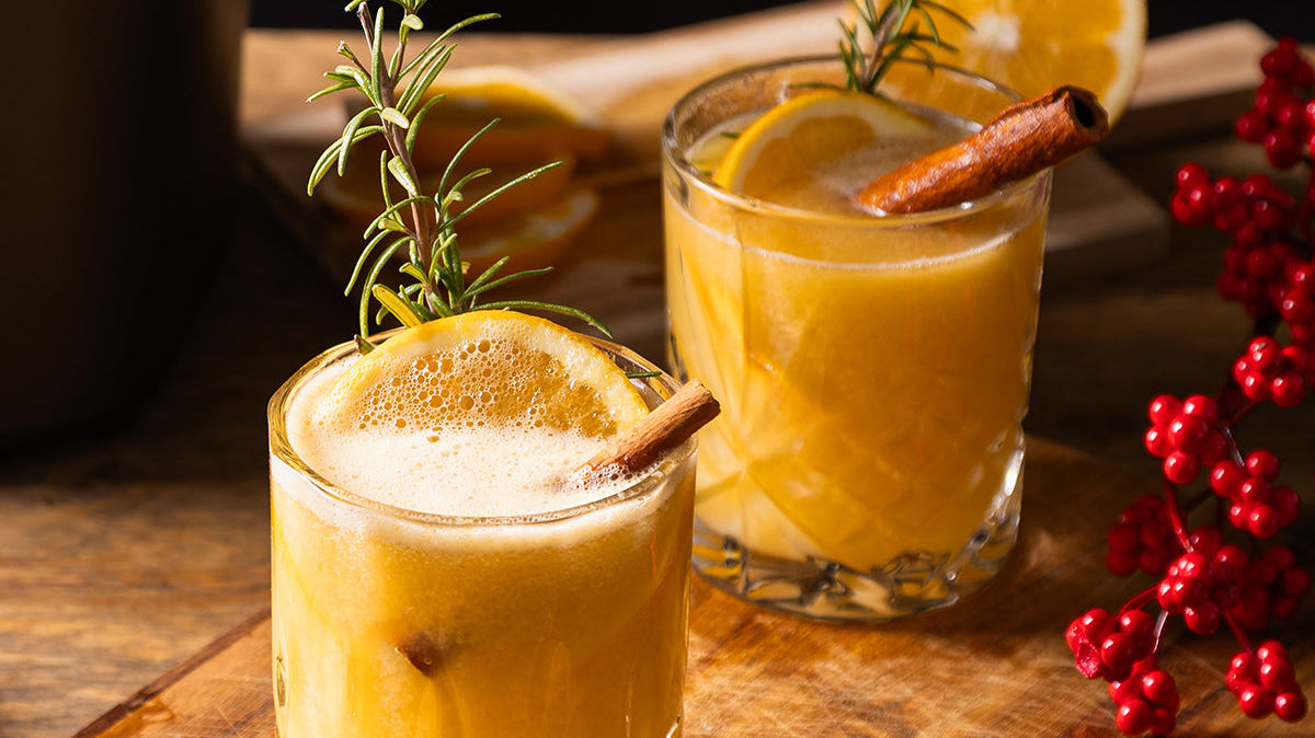 Winter fruit punch without alcohol