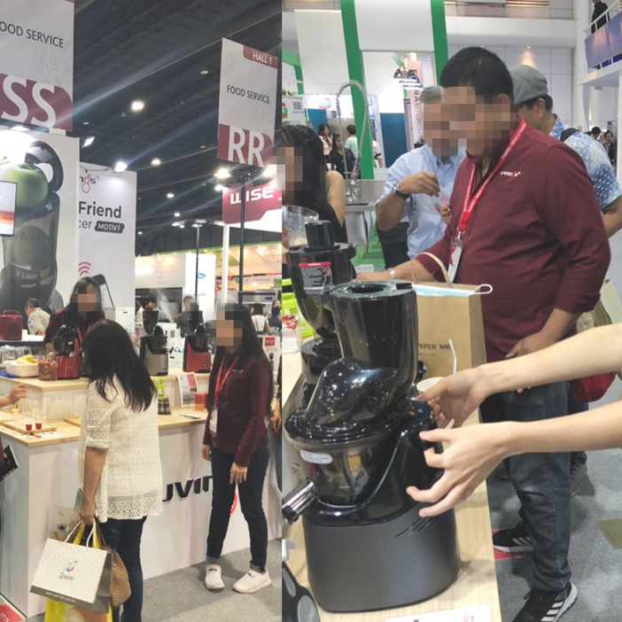 Kuvings Displays its Smart Juicer at THAIFEX, the Food Exhibition in Thailand