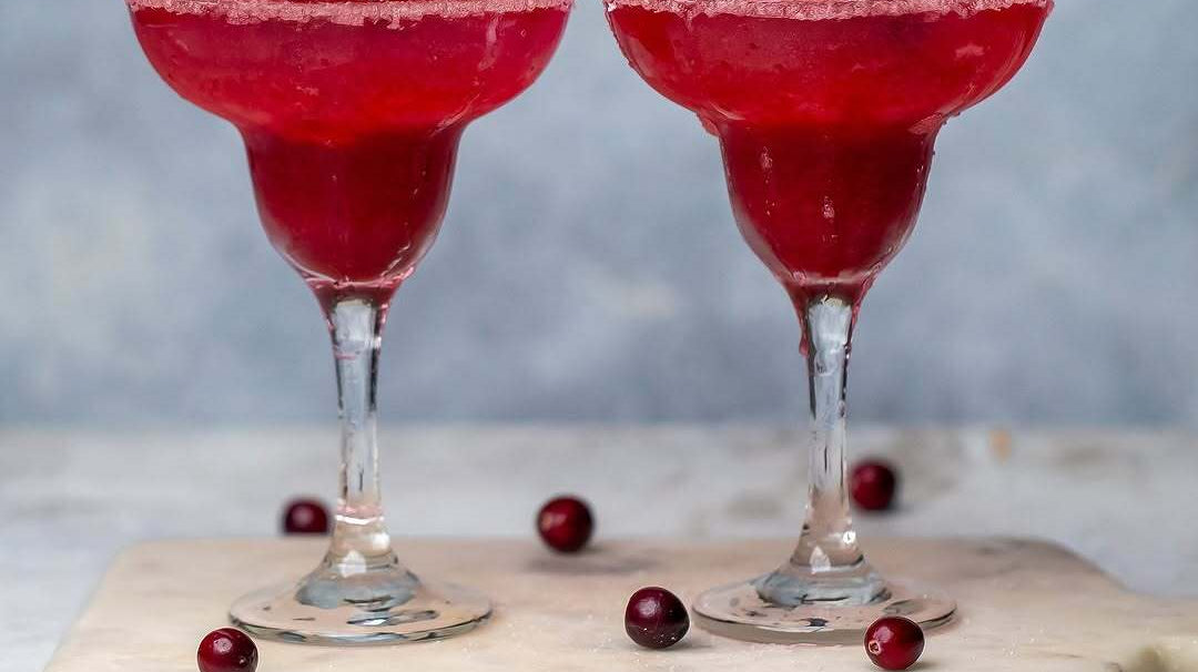 Cherry-Cranberry Sparkling Mocktail