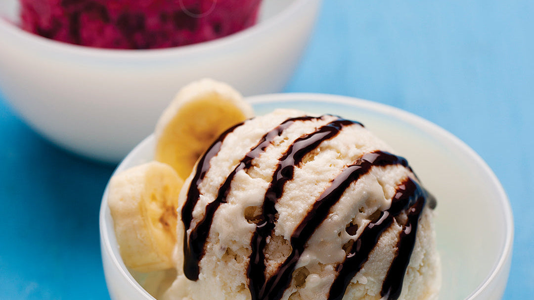 Banana Set-type Yogurt Gelato