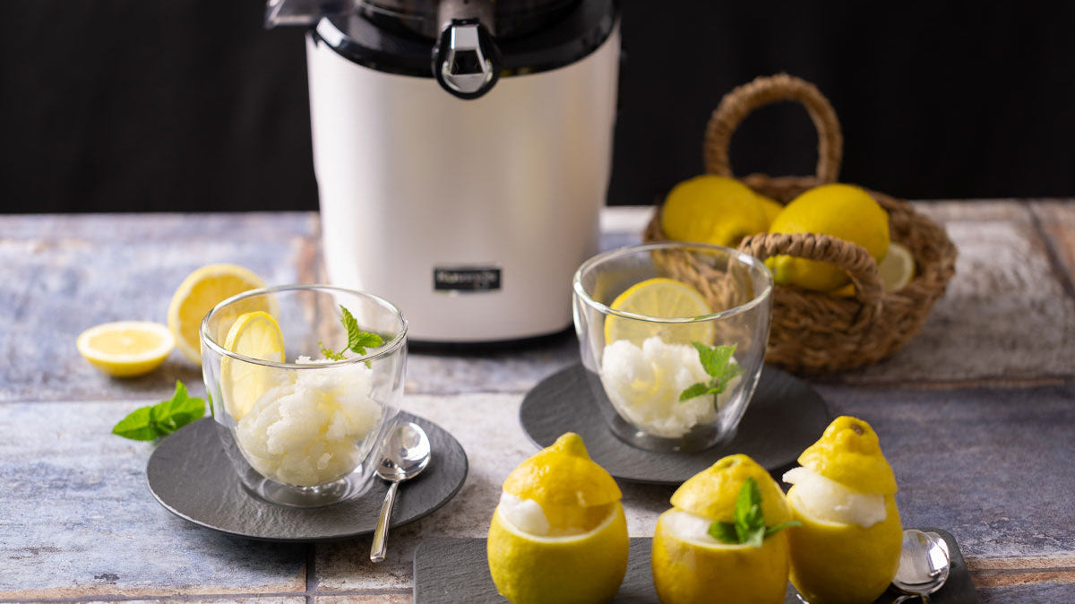 Lemon sorbet