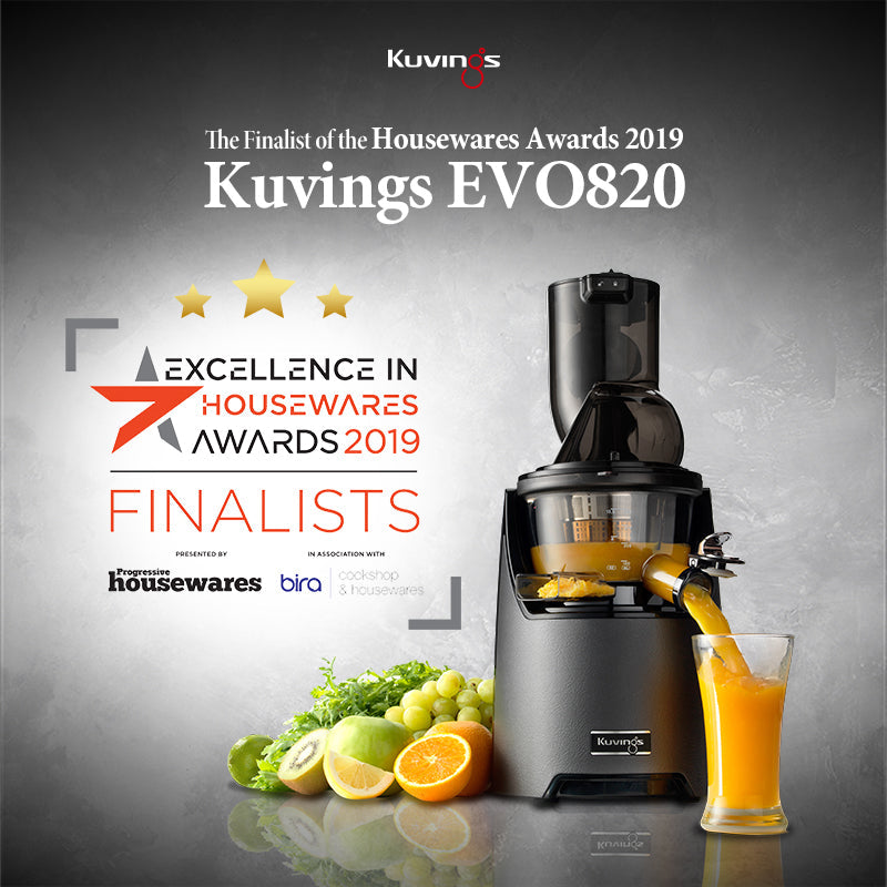 Kuvings’ Juicer EVO820 to be Selected as a Finalist in the Excellence in Housewares Awards in the U.K.