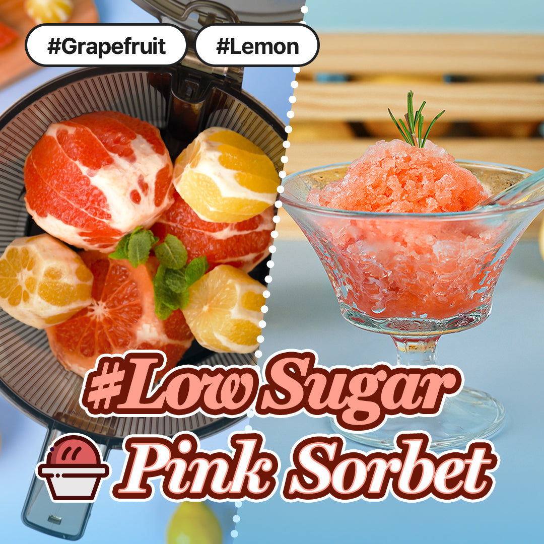 [#Low Sugar] Pink Lemon Sorbet