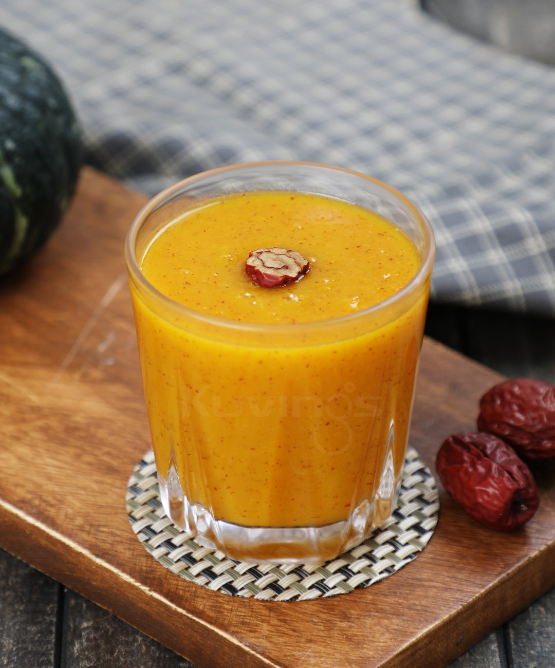 Juice with Sweet pumpkin, Date and Pineapple